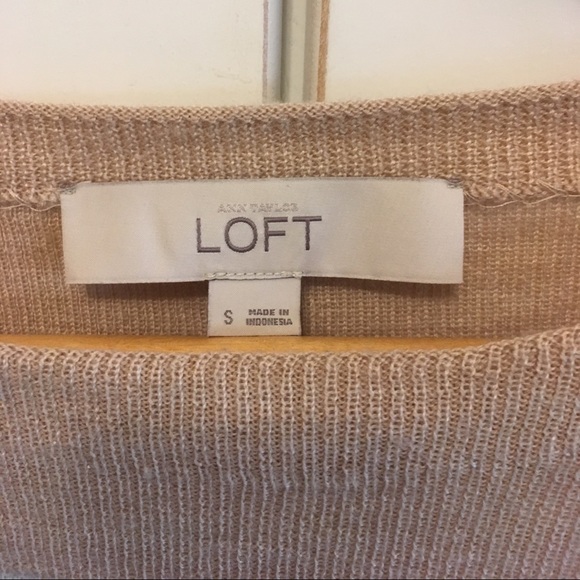 Ann Taylor Loft striped tunic sweater S - Picture 4 of 6